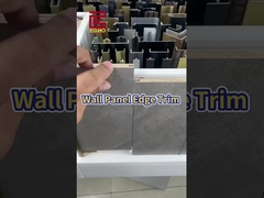 অ্যালুমিনিয়াম ওয়াল প্যানেল ট্রিম। কোন ফাঁক সিম কভার + কোণার গার্ড। WPC / পিভিসি আবরণ জন্য নিখুঁত!