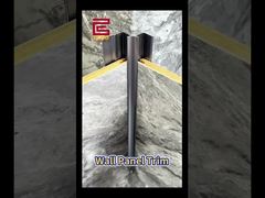 আলংকারিক ভিনাইল বেসবোর্ড ছাঁচনির্মাণ ঝরনা প্রাচীর প্যানেল ট্রিম 10 মিমি