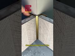 অ্যালুমিনিয়াম ওয়াল প্যানেল ট্রিম | আধুনিক বাড়ির অভ্যন্তরের জন্য মার্জিত প্রান্ত ফিনিশিং #অ্যালুমিনিয়ামট্রিম