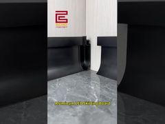 অ্যালুমিনিয়াম LED স্কার্টিং বোর্ড | অ্যাম্বিয়েন্ট লাইটিং #aluminumtrim সহ আধুনিক ওয়াল বেস ট্রিম