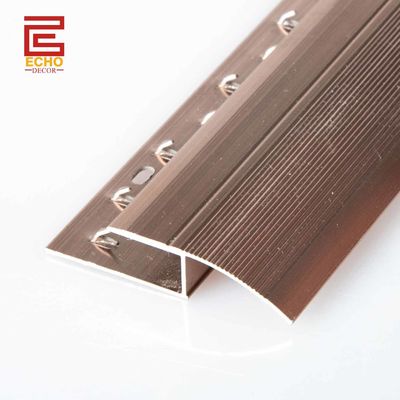 গুণ  Door Threshold Carpet Trim Metal Aluminium Carpet To Tile Reducer Strip কারখানা