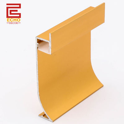 LED চ্যানেল মাউন্ট LED প্রোফাইল সঙ্গে কাস্টমাইজযোগ্য টেকসই অ্যালুমিনিয়াম Skirting বোর্ড